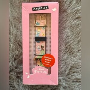 Casetify Pink Disney Princess Saffiano Leather Watch Band
